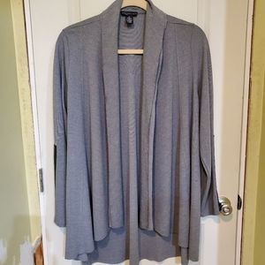 Joan Vass Gray Cardigan